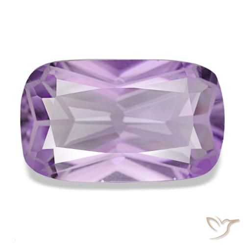 3.57 ct Violet Amethyst Gemstone, Amethyst Gem in Cushion-Cut Shape for Sale.