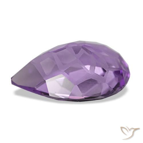 Amethyst Gemstone in 14 x 9 mm (calibrated) Size for Sale, Amethyst Stone in Medium Violet Color