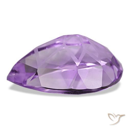 Amethyst Gemstone in 19.7 x 12.8 mm Size for Sale, Amethyst Stone in Purplish Violet Color