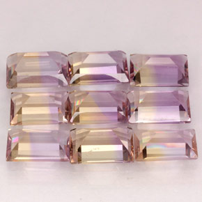 Ametrine Gemstone in 7.1 x 4.6 mm Size for Sale, Ametrine Stone in Bi-Color Color