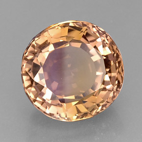 15.84 ct Bi-color Ametrine Stone, Natural Ametrine in Oval Facet Shape for Sale