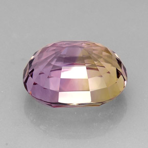 Ametrine Gemstone in 19 x 16 mm Size for Sale, Ametrine Stone in Bi-Color Color