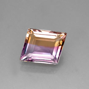 17.14 ct Bi-color Ametrine Gemstone, Ametrine Gem in Fancy Facet Shape for Sale.