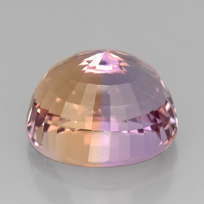 Ametrine Gemstone in 18.1 x 15.2 mm Size for Sale, Ametrine Stone in Bi-Color Color