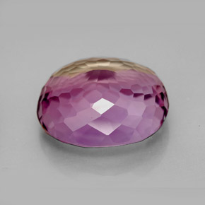 Ametrine Gemstone in 17.4 x 15.1 mm Size for Sale, Ametrine Stone in Bi-Color Color