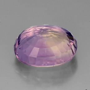 Ametrine Gemstone in 17.3 x 15.1 mm Size for Sale, Ametrine Stone in Bi-Color Color