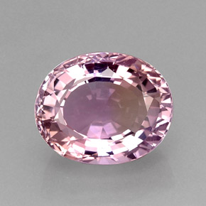 18.22 ct Bi-color Ametrine Gemstone, Ametrine Gem in Oval Facet Shape for Sale.