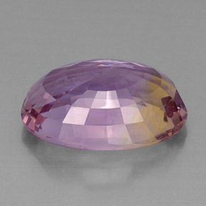 Ametrine Gemstone in 21.9 x 14.2 mm Size for Sale, Ametrine Stone in Bi-Color Color