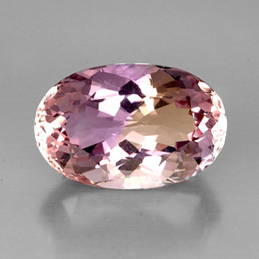 16.55 ct Bi-color Ametrine Gemstone, Ametrine Gem in Oval Facet Shape for Sale.