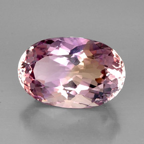 16.55 ct Bi-color Ametrine Stone, Natural Ametrine in Oval Facet Shape for Sale