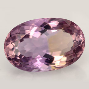 12.14 ct Bi-color Ametrine Gemstone, Ametrine Gem in Oval Facet Shape for Sale.