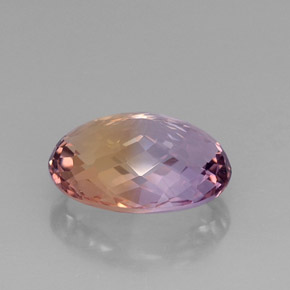 Ametrine Gemstone in 20 x 15 mm (calibrated) Size for Sale, Ametrine Stone in Bi-Color Color