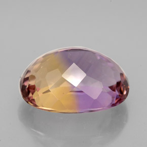Ametrine Gemstone in 12.9 x 10.2 mm Size for Sale, Ametrine Stone in Bi-Color Color