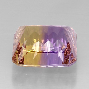 Ametrine Gemstone in 15 x 14.1 mm Size for Sale, Ametrine Stone in Bi-Color Color