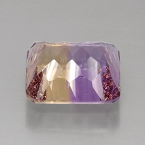 Ametrine Gemstone in 14 x 12.8 mm Size for Sale, Ametrine Stone in Bi-Color Color