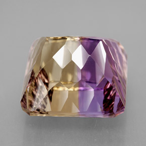 Ametrine Gemstone in 14 x 13.7 mm Size for Sale, Ametrine Stone in Bi-Color Color