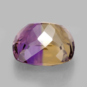 Ametrine Gemstone in 13.9 x 12.6 mm Size for Sale, Ametrine Stone in Bi-Color Color