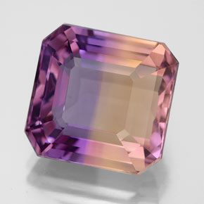 9.94 ct Bi-color Ametrine Stone, Natural Ametrine in Octagon Facet Shape for Sale