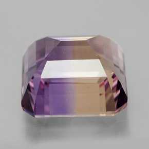 Ametrine Gemstone in 12.9 x 12.7 mm Size for Sale, Ametrine Stone in Bi-Color Color