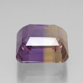 Ametrine Gemstone in 13.3 x 12.9 mm Size for Sale, Ametrine Stone in Bi-Color Color