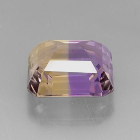 Ametrine Gemstone in 13.2 x 12.8 mm Size for Sale, Ametrine Stone in Bi-Color Color