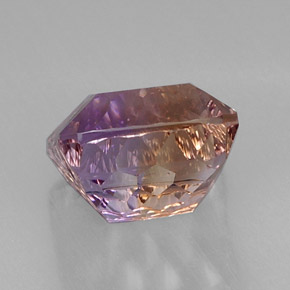Ametrine Gemstone in 13.8 x 13.6 mm Size for Sale, Ametrine Stone in Bi-Color Color