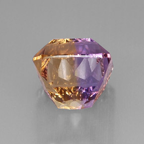 Ametrine Gemstone in 13.2 x 12.7 mm Size for Sale, Ametrine Stone in Bi-Color Color