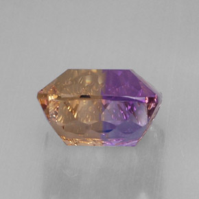 Ametrine Gemstone in 13.6 x 13.3 mm Size for Sale, Ametrine Stone in Bi-Color Color