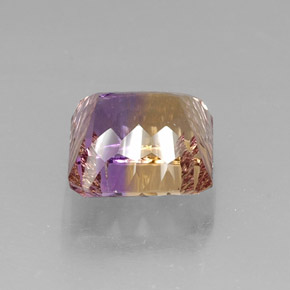 Ametrine Gemstone in 13.7 x 13.5 mm Size for Sale, Ametrine Stone in Bi-Color Color