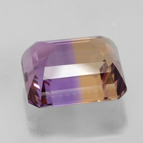 Ametrine Gemstone in 12.8 x 11.6 mm Size for Sale, Ametrine Stone in Bi-Color Color