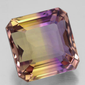 11.85 ct Bi-color Ametrine Stone, Natural Ametrine in Octagon Facet Shape for Sale