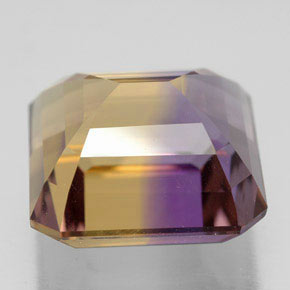 Ametrine Gemstone in 13.2 x 13.1 mm Size for Sale, Ametrine Stone in Bi-Color Color