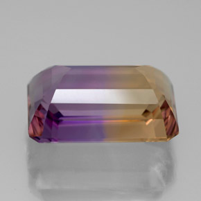 Ametrine Gemstone in 13.9 x 9.4 mm Size for Sale, Ametrine Stone in Bi-Color Color