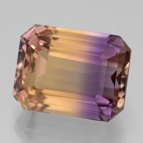 8.94 ct Bi-color Ametrine Stone, Natural Ametrine in Octagon Facet Shape for Sale