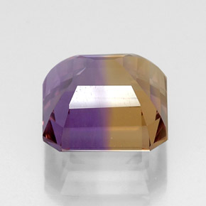 Ametrine Gemstone in 13.1 x 13 mm Size for Sale, Ametrine Stone in Bi-Color Color