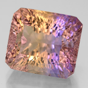 14.66 ct Bi-color Ametrine Stone, Natural Ametrine in Octagon Concave Cut Shape for Sale