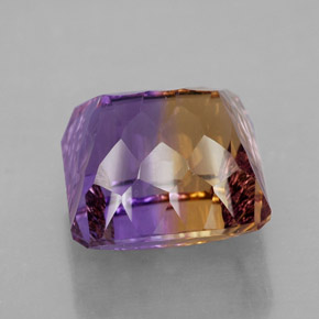 Ametrine Gemstone in 13.7 x 13.3 mm Size for Sale, Ametrine Stone in Bi-Color Color