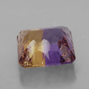 Ametrine Gemstone in 12.9 x 12.9 mm Size for Sale, Ametrine Stone in Bi-Color Color
