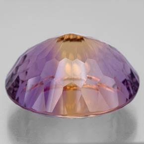 Ametrine Gemstone in 18.7 x 14.8 mm Size for Sale, Ametrine Stone in Bi-Color Color