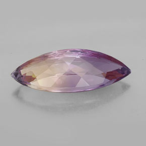Ametrine Gemstone in 26.8 x 11.3 mm Size for Sale, Ametrine Stone in Bi-Color Color