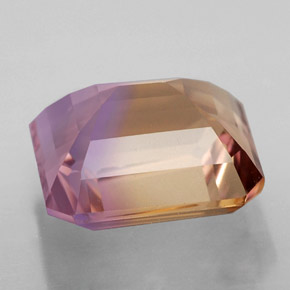 Ametrine Gemstone in 10.2 x 9.6 mm Size for Sale, Ametrine Stone in Bi-Color Color