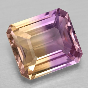 4.28 ct Bi-color Ametrine Stone, Natural Ametrine in Octagon Facet Shape for Sale