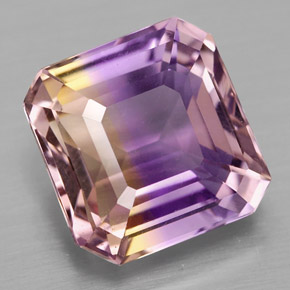 4.82 ct Bi-color Ametrine Stone, Natural Ametrine in Octagon Facet Shape for Sale
