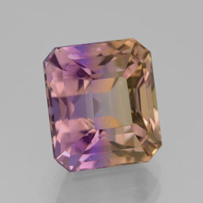 5.80 ct Bi-color Ametrine Stone, Natural Ametrine in Octagon Facet Shape for Sale