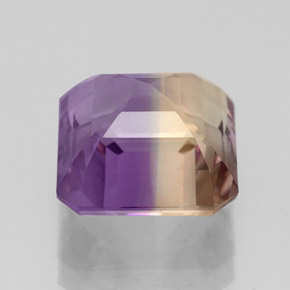 Ametrine Gemstone in 10.9 x 10.4 mm Size for Sale, Ametrine Stone in Bi-Color Color