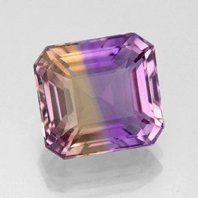 4.79 ct Bi-color Ametrine Gemstone, Ametrine Gem in Octagon Facet Shape for Sale.