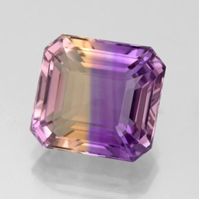 4.79 ct Bi-color Ametrine Stone, Natural Ametrine in Octagon Facet Shape for Sale
