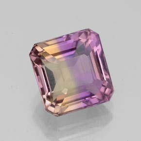 2.90 ct Bi-color Ametrine Stone, Natural Ametrine in Octagon Facet Shape for Sale