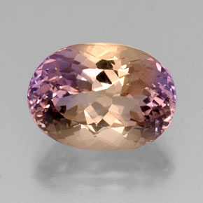 8.82 ct Bi-color Ametrine Gemstone, Ametrine Gem in Oval Facet Shape for Sale.