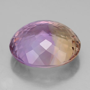 Ametrine Gemstone in 14.9 x 13.4 mm Size for Sale, Ametrine Stone in Bi-Color Color